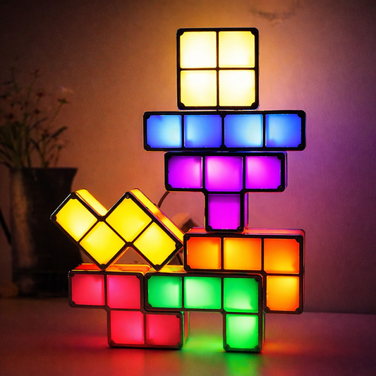 BlockGlow Creative Tetris Night Lamp