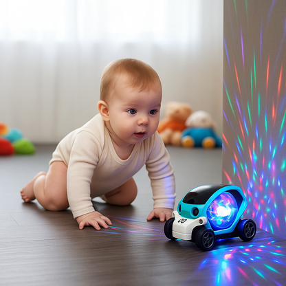 Light-Up 360° Music Stunt Car