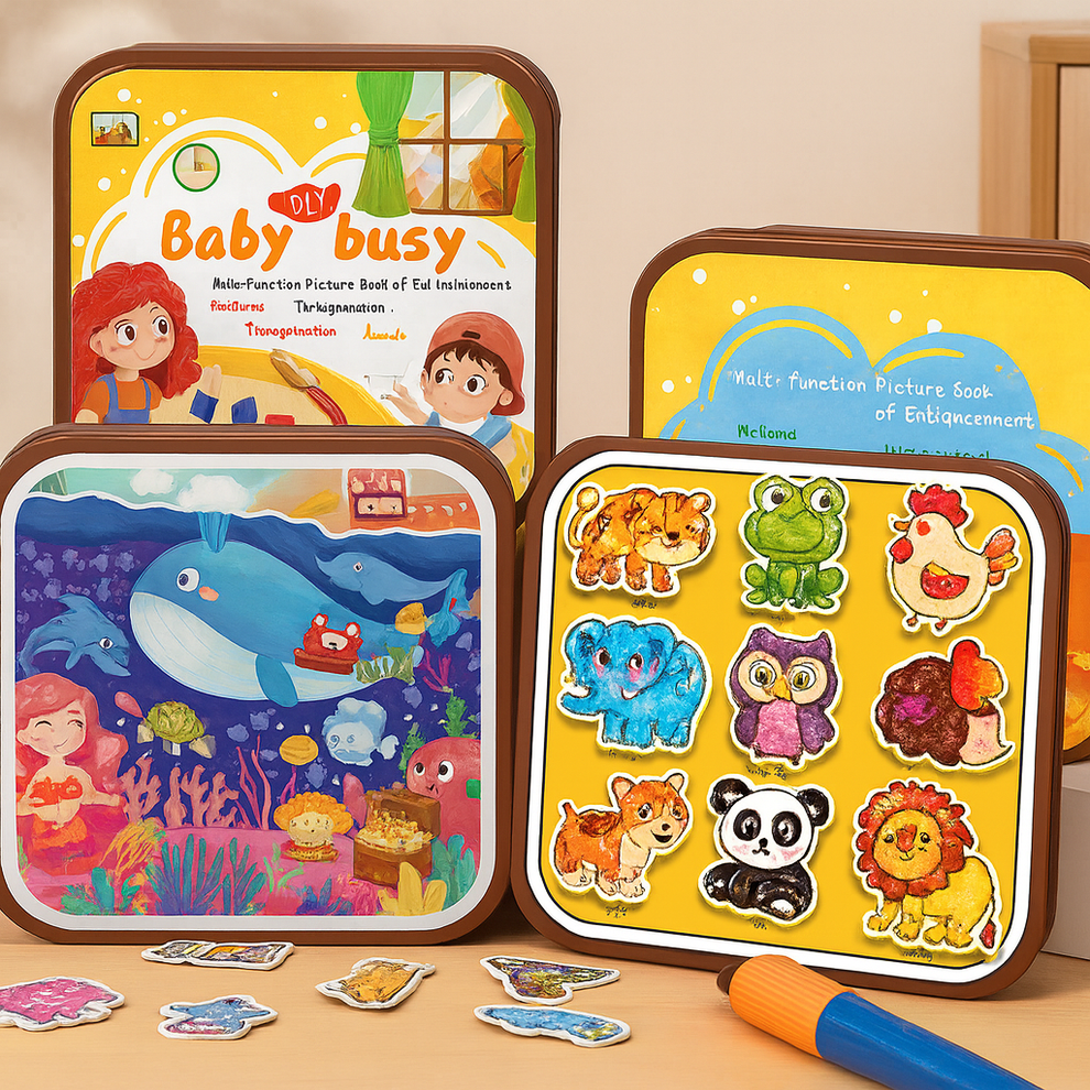 Magicdraw Book MagicDraw Montessori Story Book – 2-in-1 Drawing & Learning Book for ...