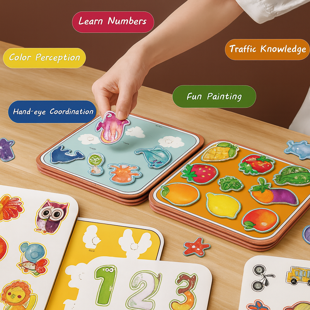Magicdraw Book MagicDraw Montessori Story Book – 2-in-1 Drawing & Learning Book for ...