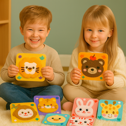 Stitch & Cuddle Embroidery Doll Kit – DIY Fabric Friend for Kids