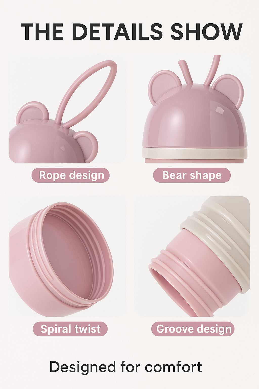 Stackable 4-Layer Milk Powder & Snack Dispenser