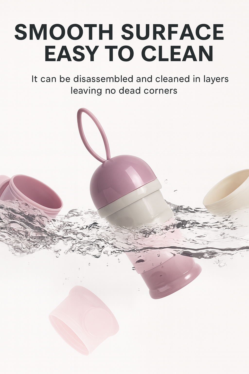 Stackable 4-Layer Milk Powder & Snack Dispenser