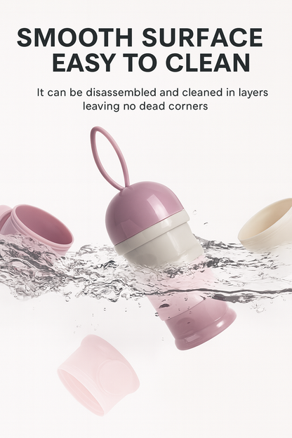 Stackable 4-Layer Milk Powder & Snack Dispenser