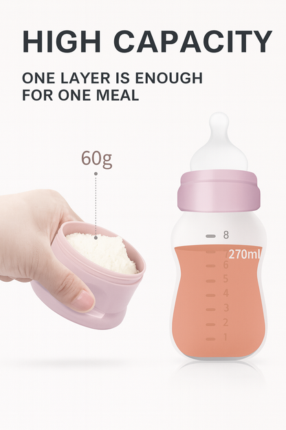 Stackable 4-Layer Milk Powder & Snack Dispenser