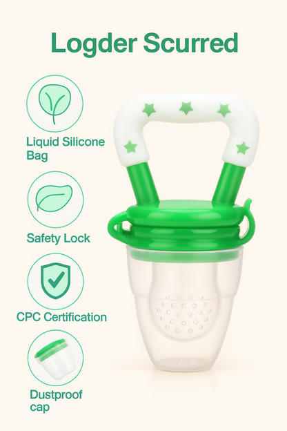 Baby Fruit & Food Feeder – Safe Teething Pacifier for Fresh Snacks