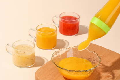 Squeeze Baby Feeding Spoon Bottle – Mess-Free Puree Feeder