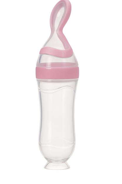 Squeeze Baby Feeding Spoon Bottle – Mess-Free Puree Feeder