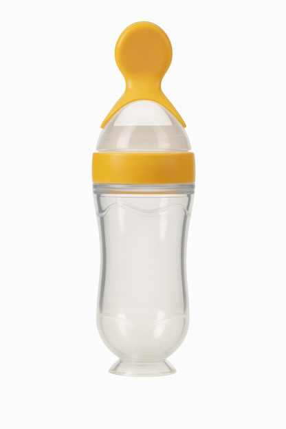 Squeeze Baby Feeding Spoon Bottle – Mess-Free Puree Feeder
