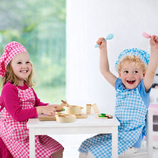LittleChef Wooden Kitchen Playset