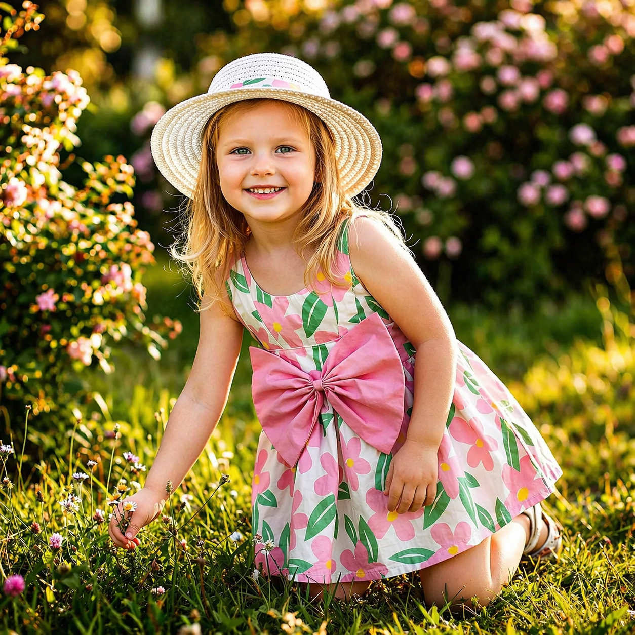 SunnyBloom Dress Set