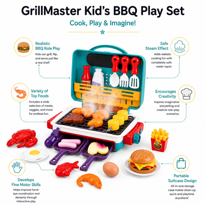 GrillMaster Kid’s BBQ Play Set