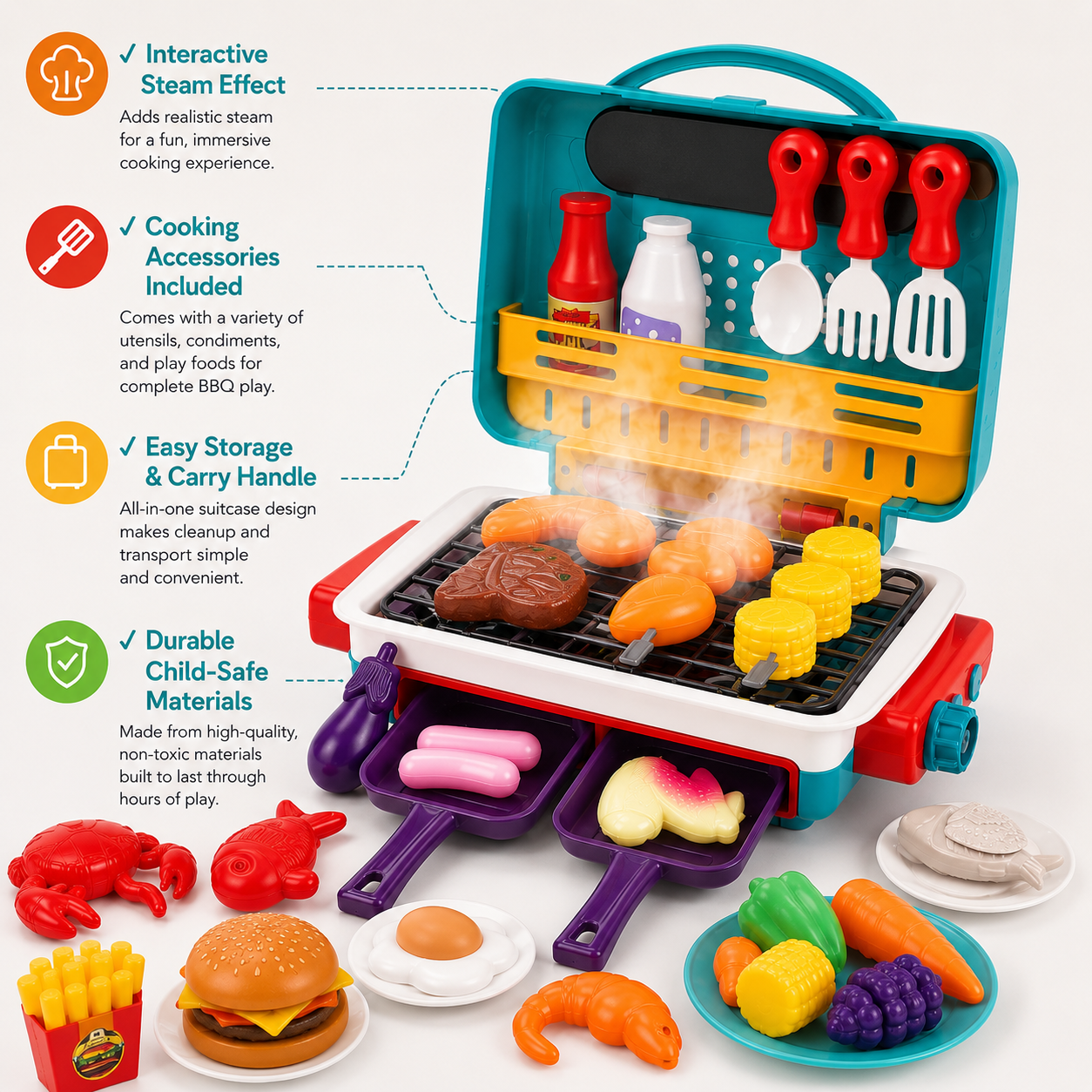 GrillMaster Kid’s BBQ Play Set