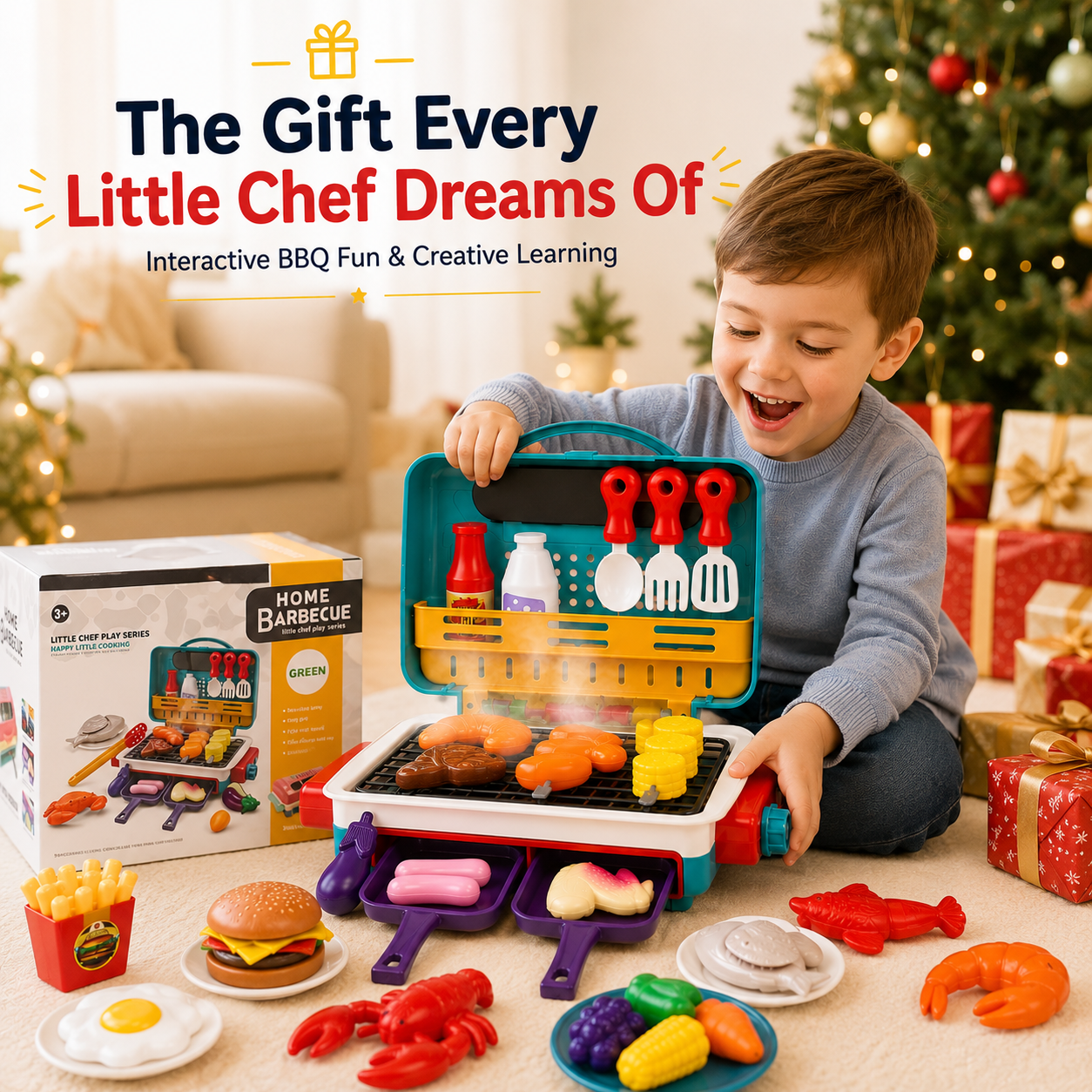 GrillMaster Kid’s BBQ Play Set