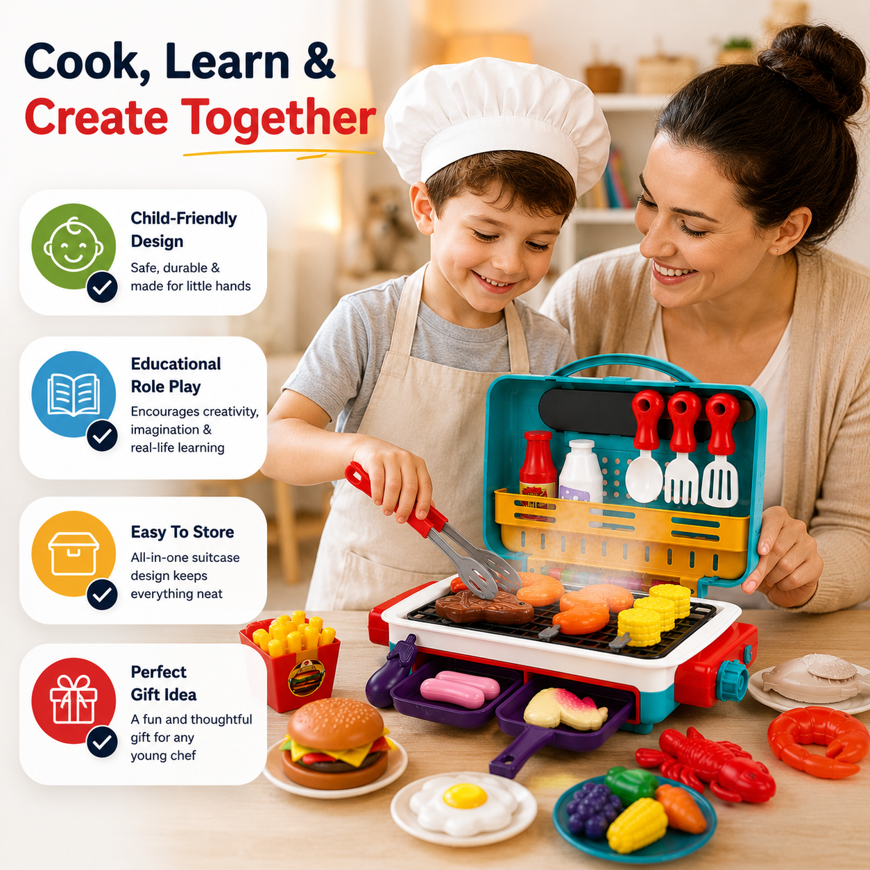 GrillMaster Kid’s BBQ Play Set