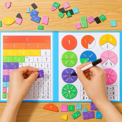 FractionFun – Magnetic Maths Learning Board