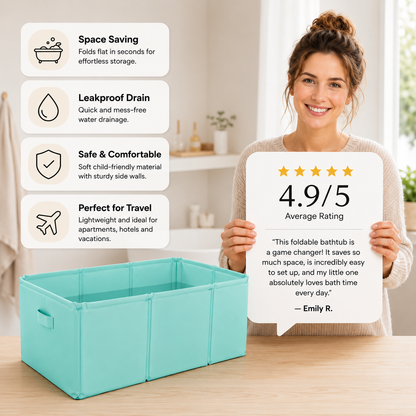 Foldable Baby Bath Tub
