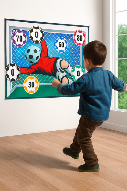 GoalGuard Shooting Wall – Safe Indoor/Outdoor Football Goal Wall