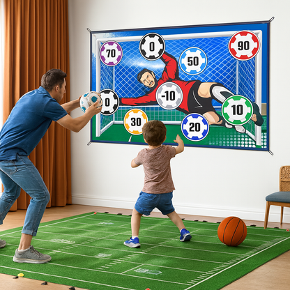 GoalGuard Shooting Wall – Safe Indoor/Outdoor Football Goal Wall