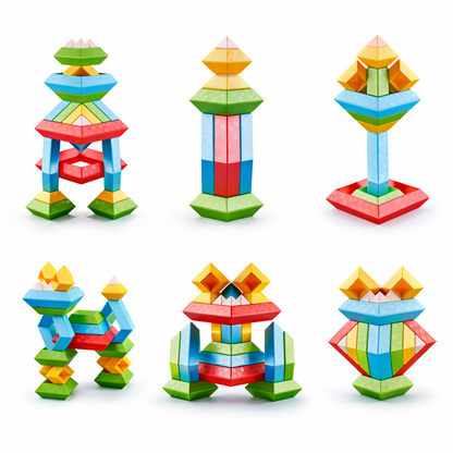 StackSmart Montessori Stacking Stones