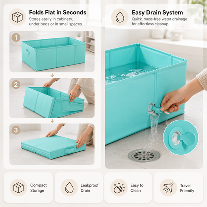 Foldable Baby Bath Tub