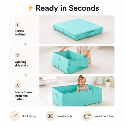 Foldable Baby Bath Tub
