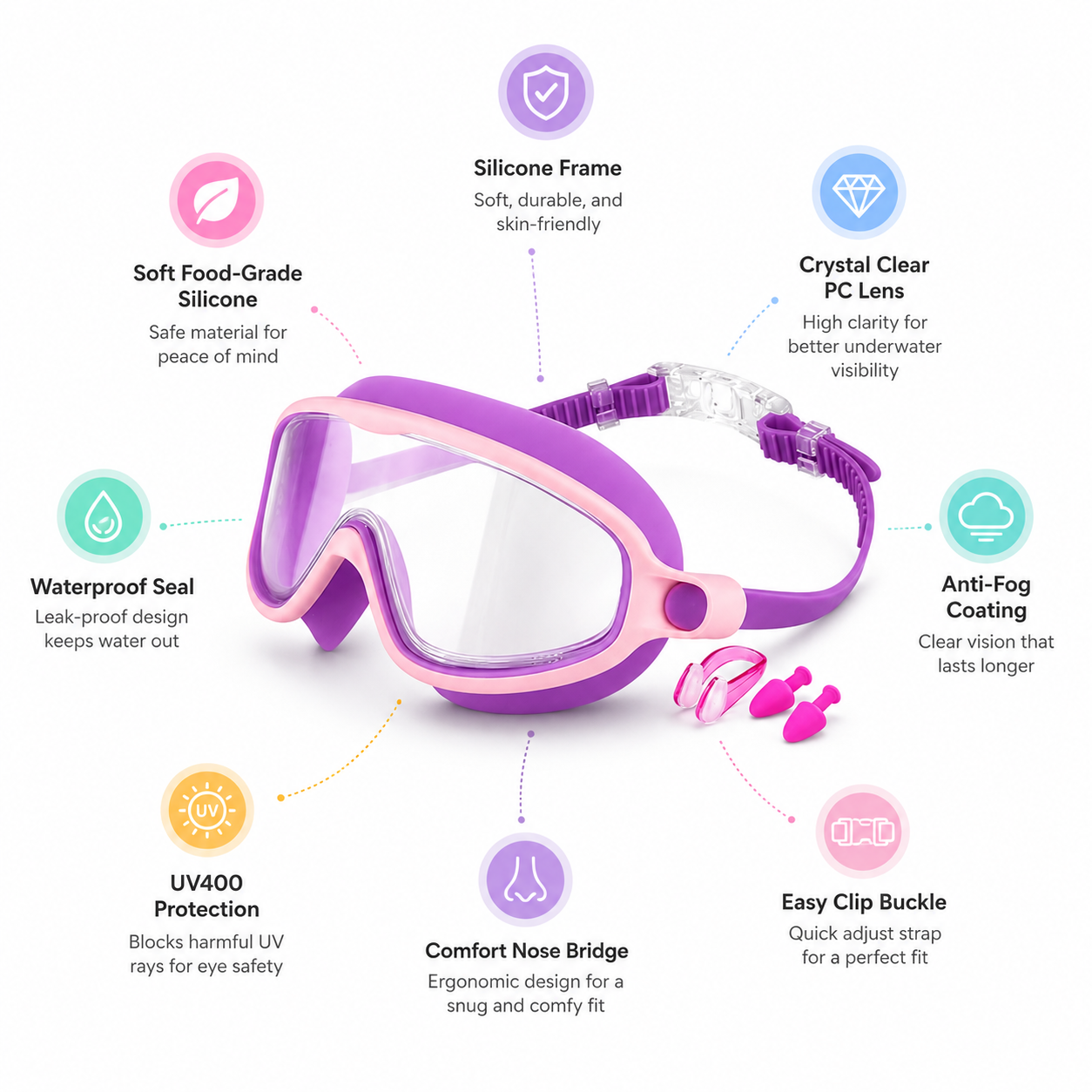 Kids Swim Goggles
