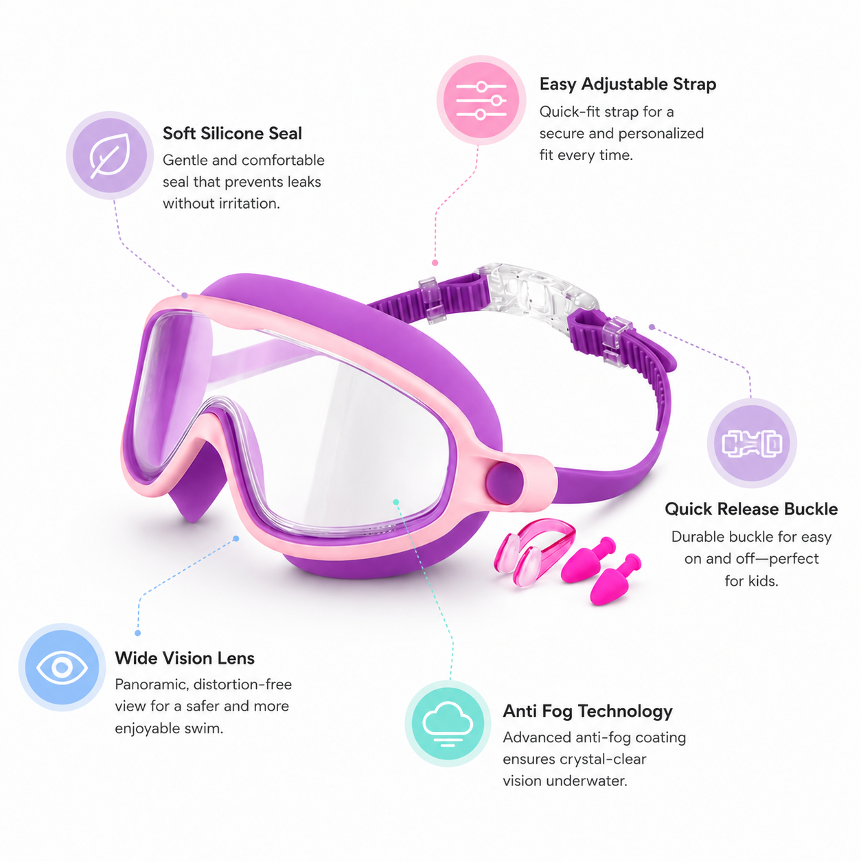Kids Swim Goggles