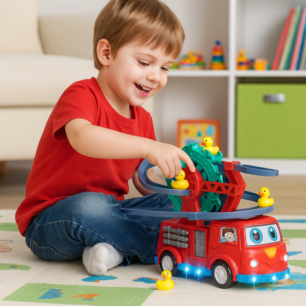 Fire Rescue Duck Slide Racer