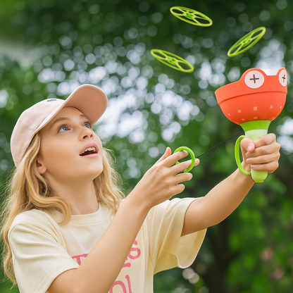 SkySpin Pull-String Propeller Flyer