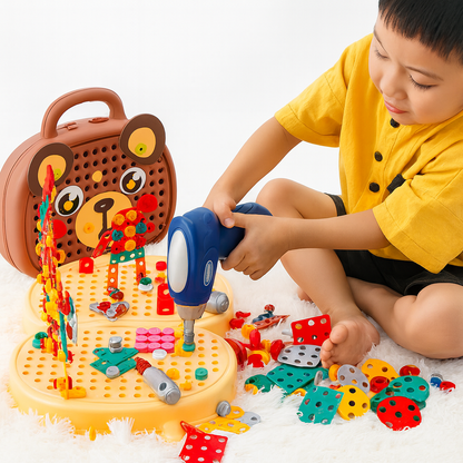 Build & Play – Creative Kids Drill and Construction Toolbox