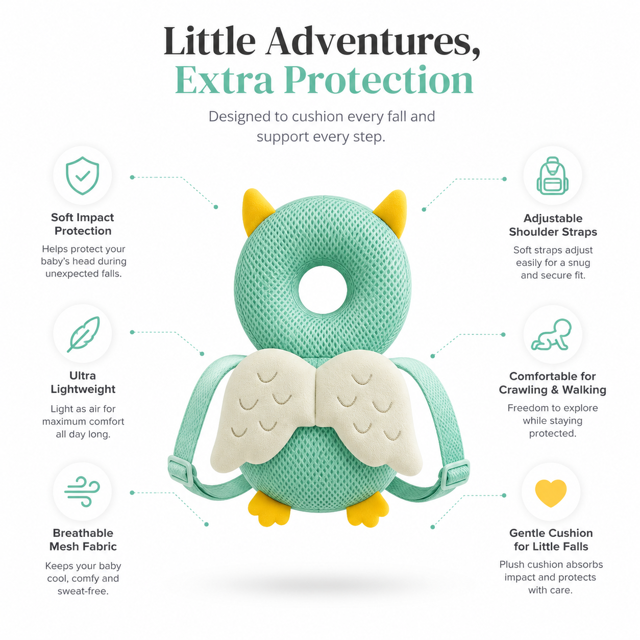 Baby Head Protection Pillow