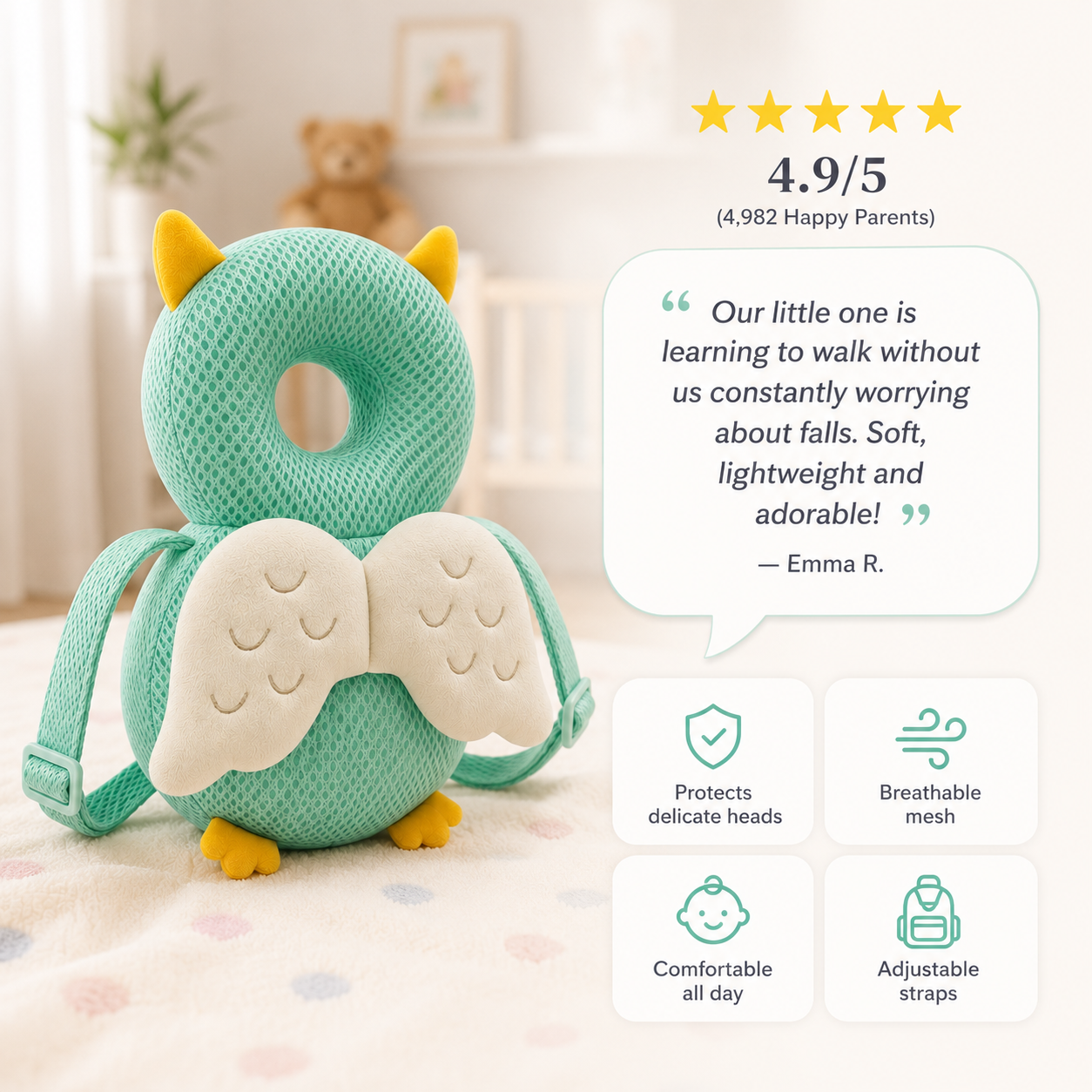 Baby Head Protection Pillow