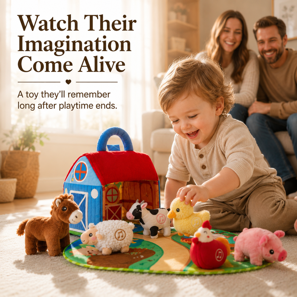 FarmFriends Plush Animal Sound Set