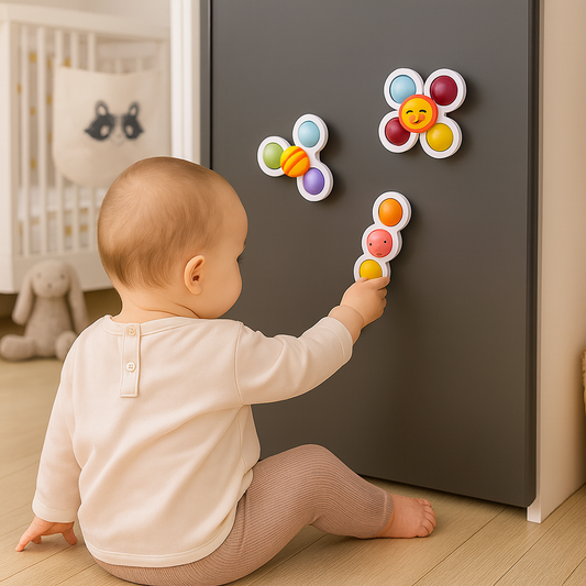 Stick-&-Spin Suction-Cup Toy Set