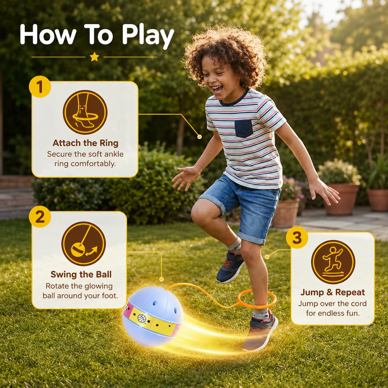 Kids LED Jump Ball
