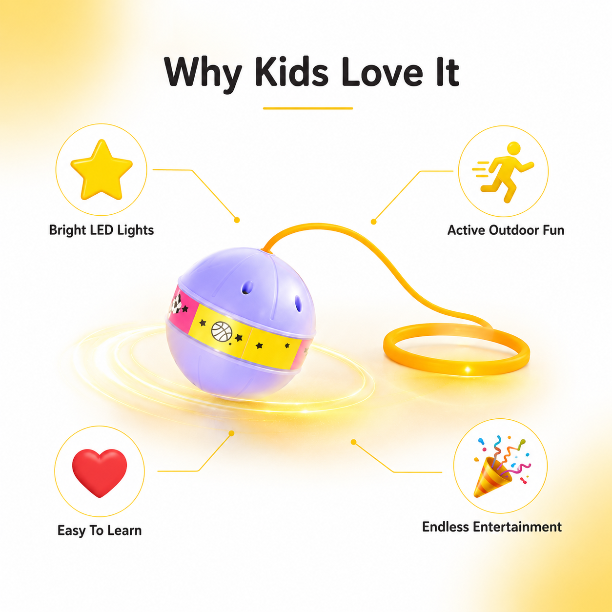 Kids LED Jump Ball