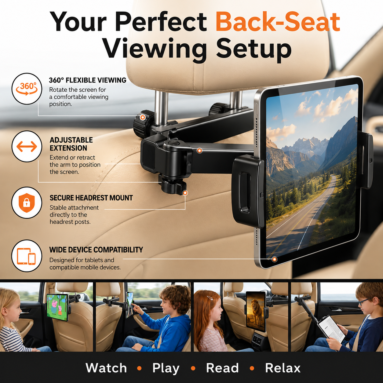 Car Tablet Holder