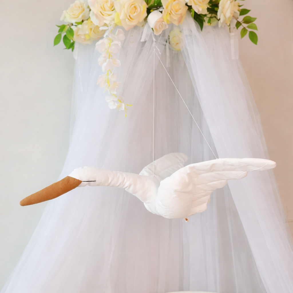 Charming Swan Nursery Decor