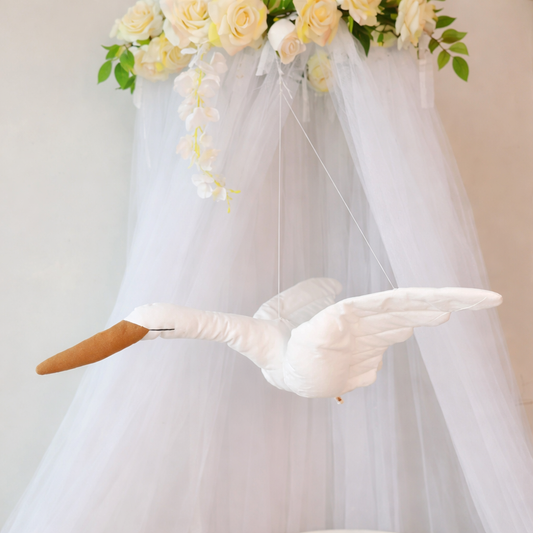 Charming Swan Nursery Decor