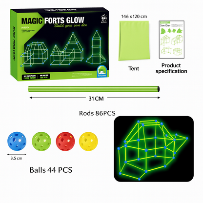 Glow-in-the-Dark Fort-Building Kit