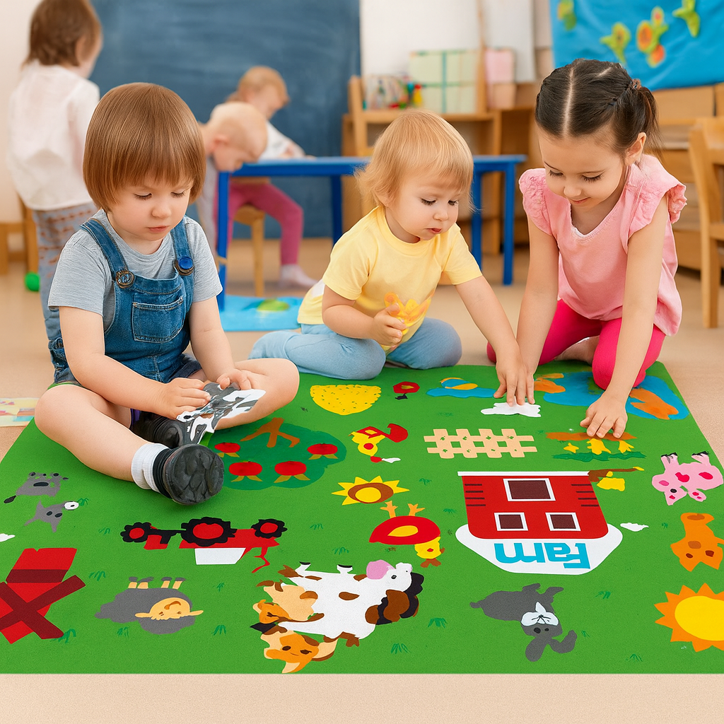 ImagiPlay Felt Board – Interactive Learning & Storytelling Toy for Kids