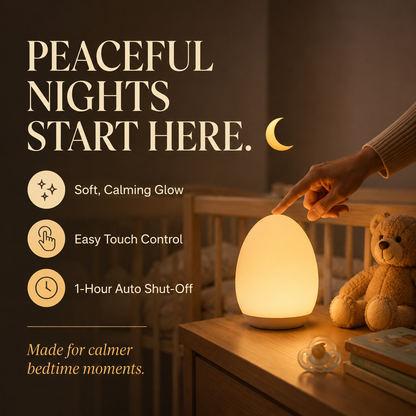 GlowEgg Touch-Control Night Light