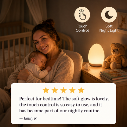 GlowEgg Touch-Control Night Light