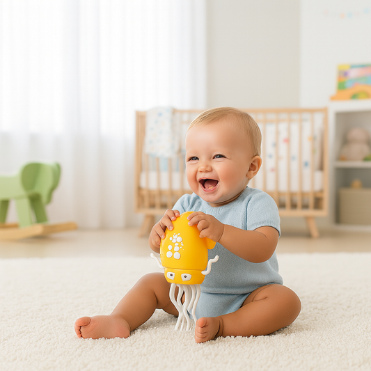 SquiddyDance Tummy-Time Crawling Toy