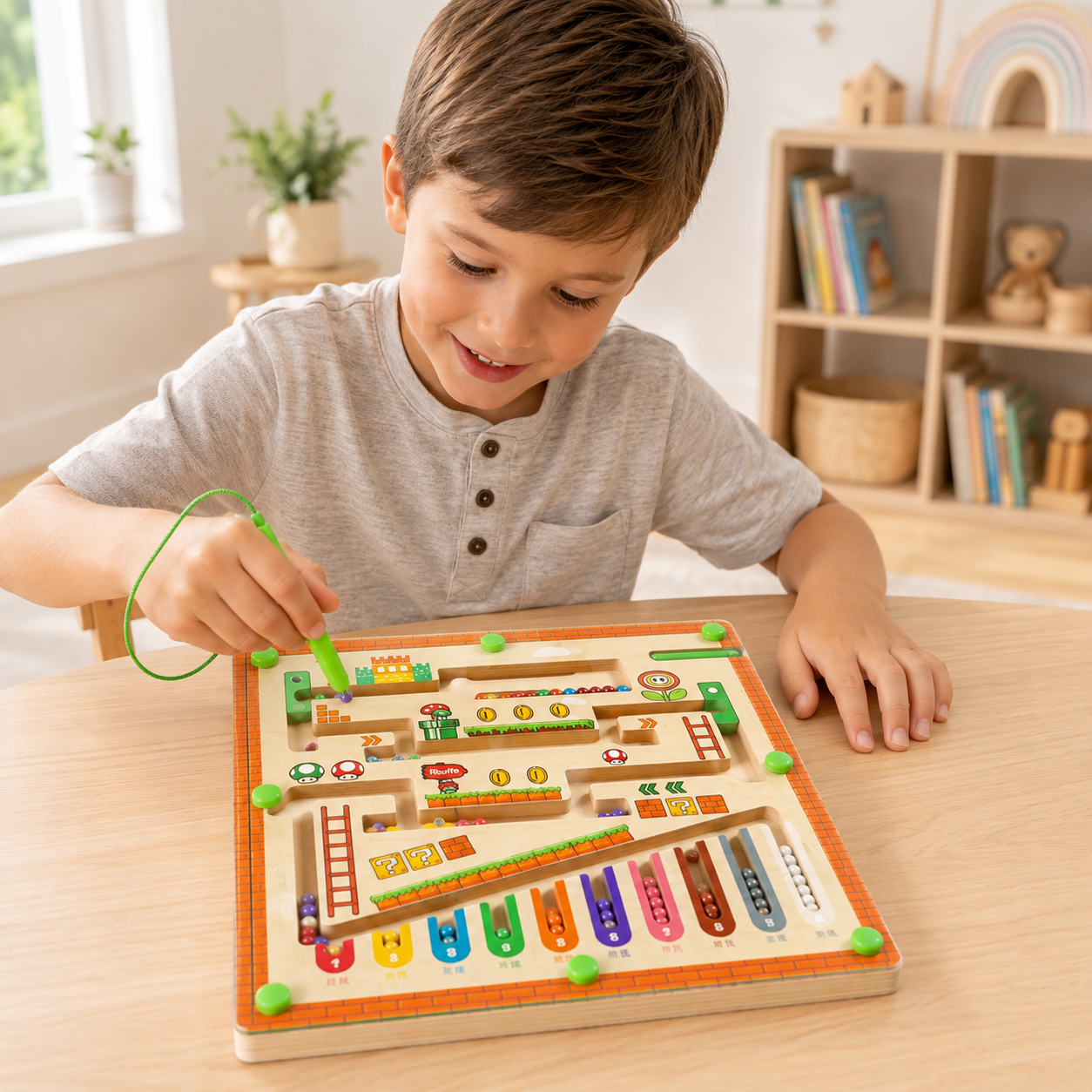 Magnetic Maze Board for Kids