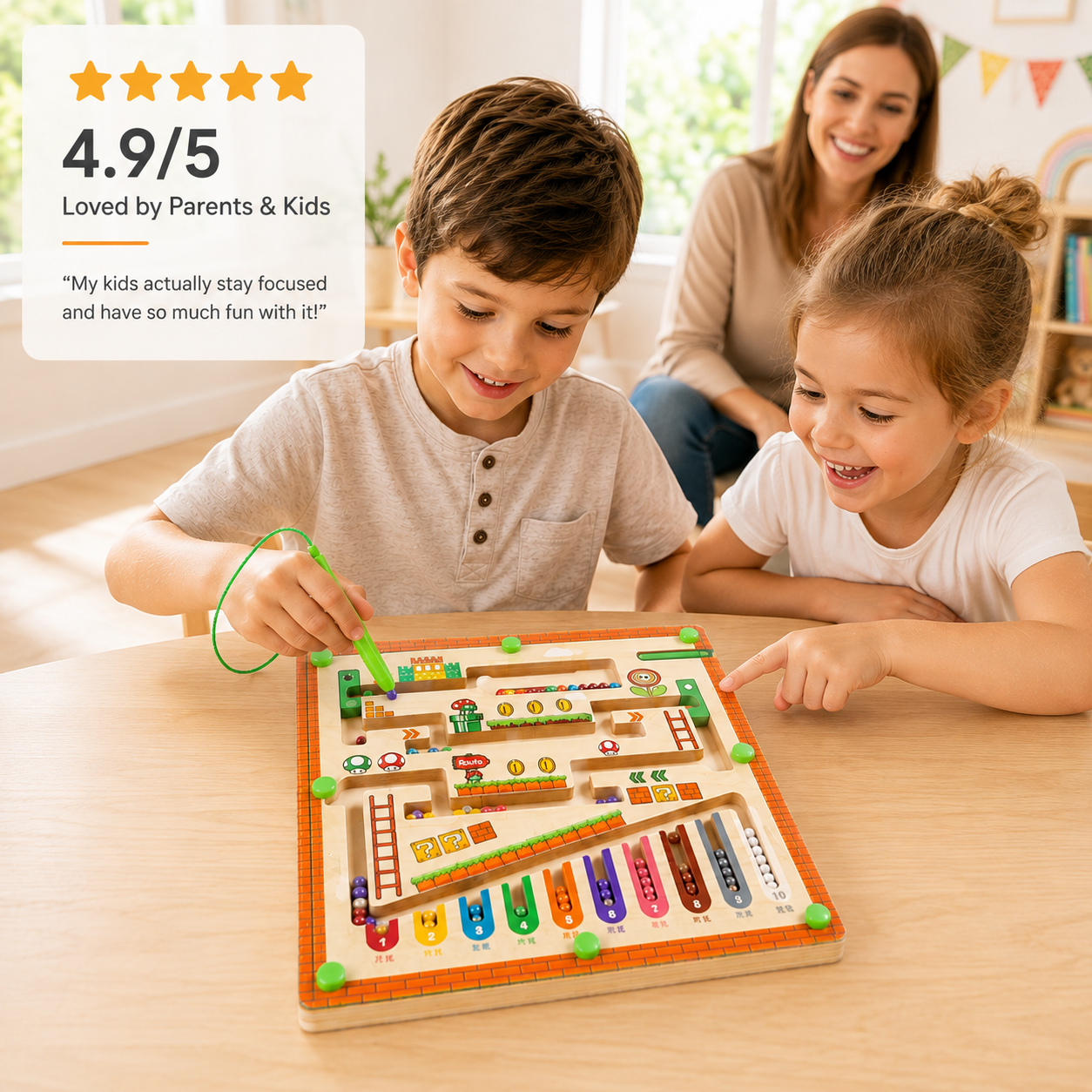 Magnetic Maze Board for Kids