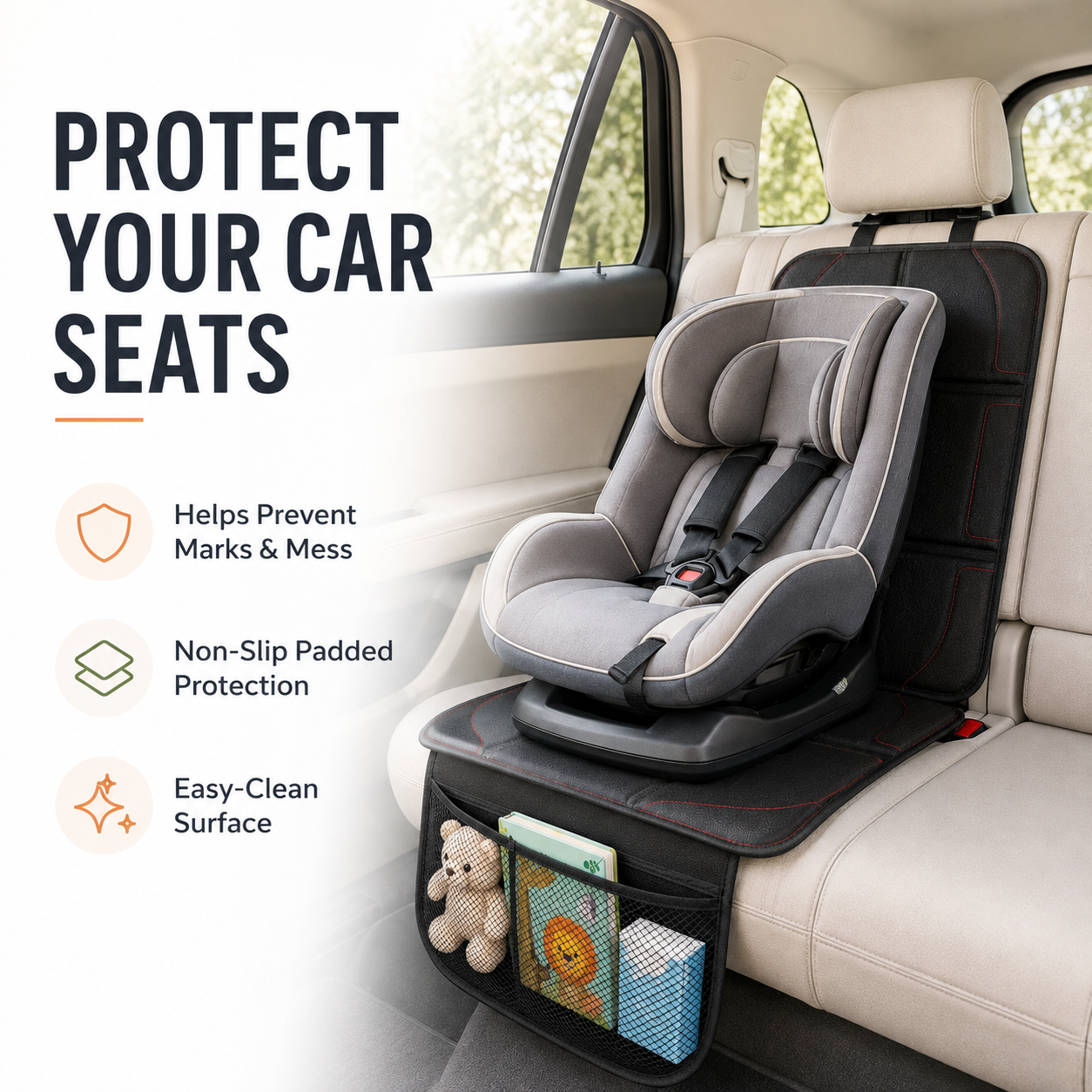 Car Seat Protector for Child Seats