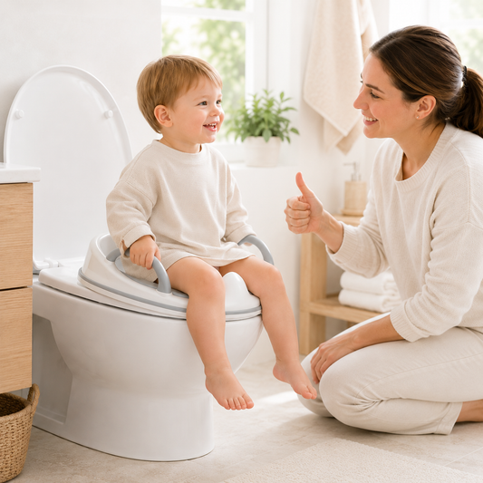 Baby Toilet Training Seat with Armrests