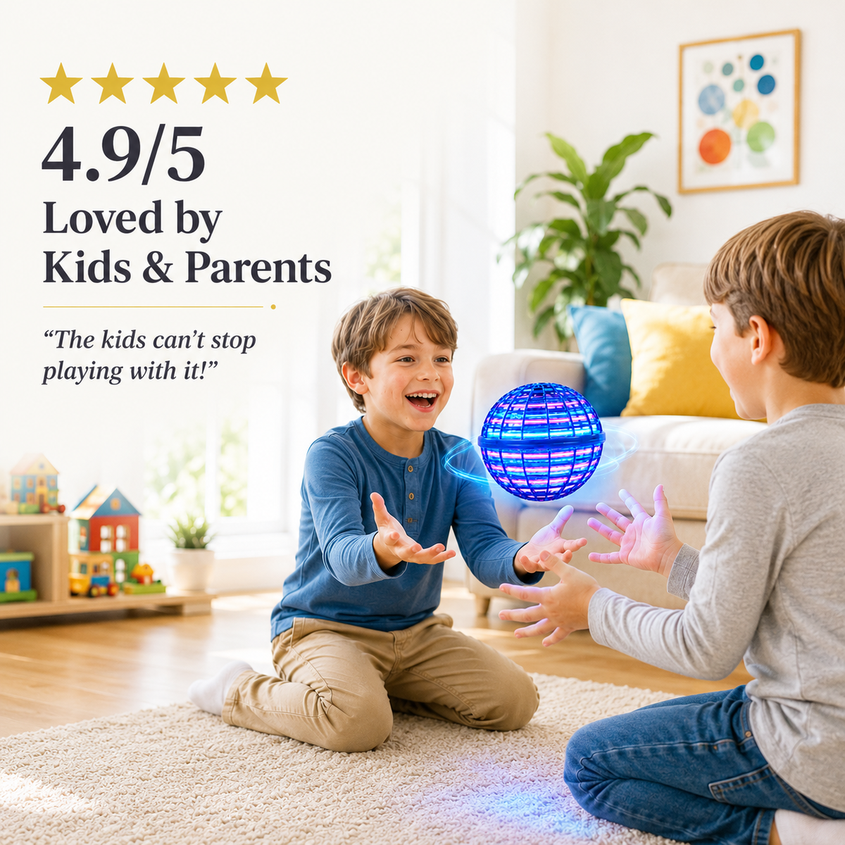 AirGlide LED Magic Floating Ball